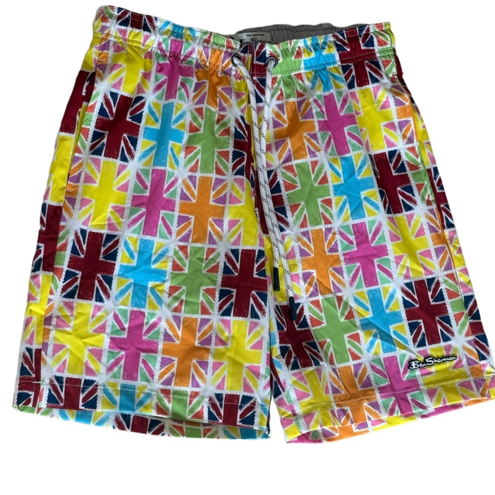 Ben Sherman men’s swim trunk shorts size small NEW